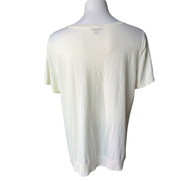 Talbots Party Bows Crewneck Sweater, Sz XL - Picture 5 of 14